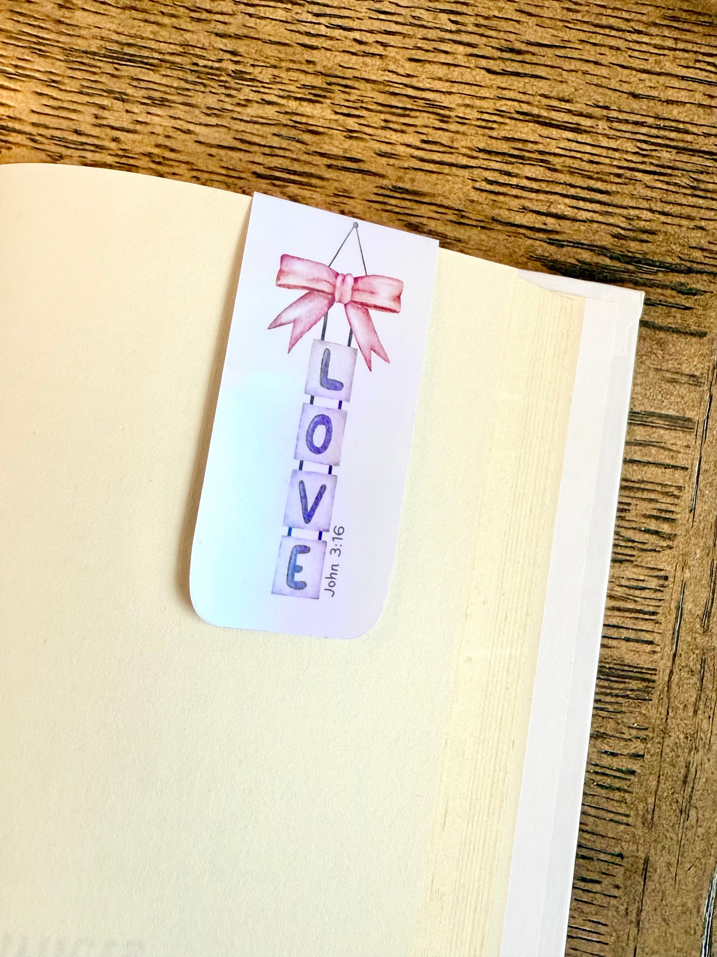 Love John 3:16 Magnetic Bookmark