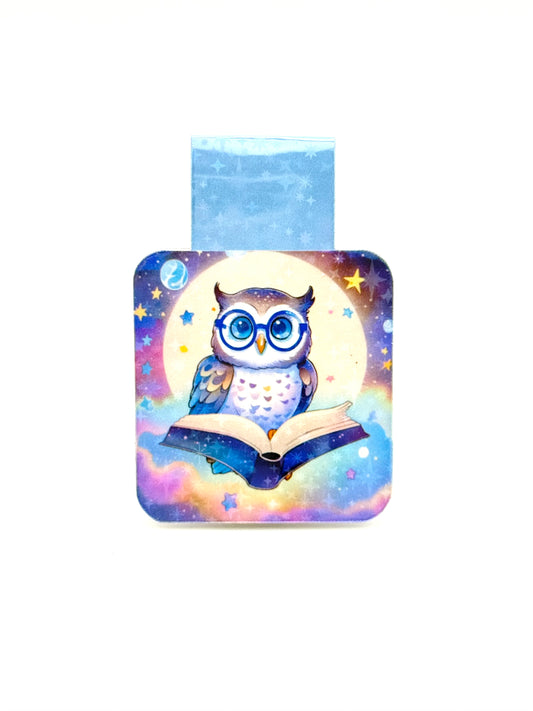 Wise Owl Magnetic Bookmark