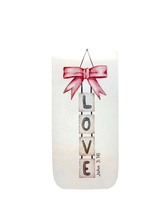 Love John 3:16 Magnetic Bookmark