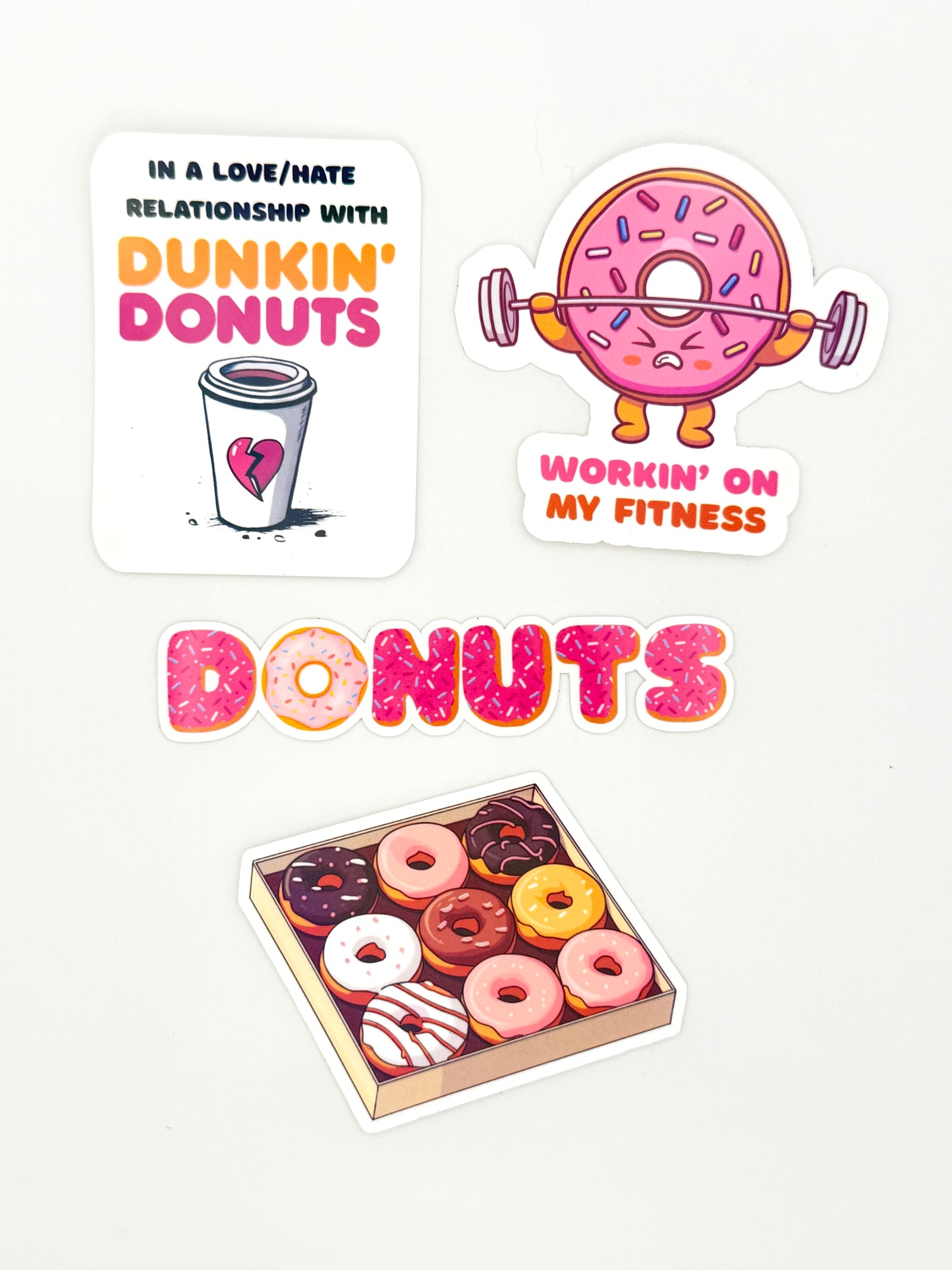 Donut Vinyl Sticker Set