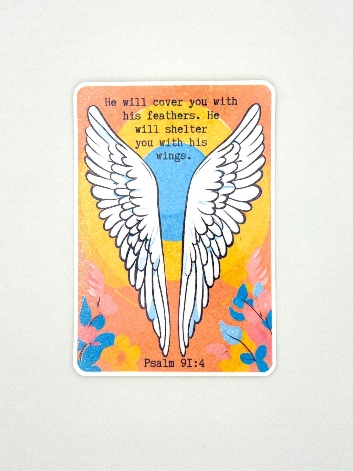 Psalm 91 Waterproof Vinyl Sticker
