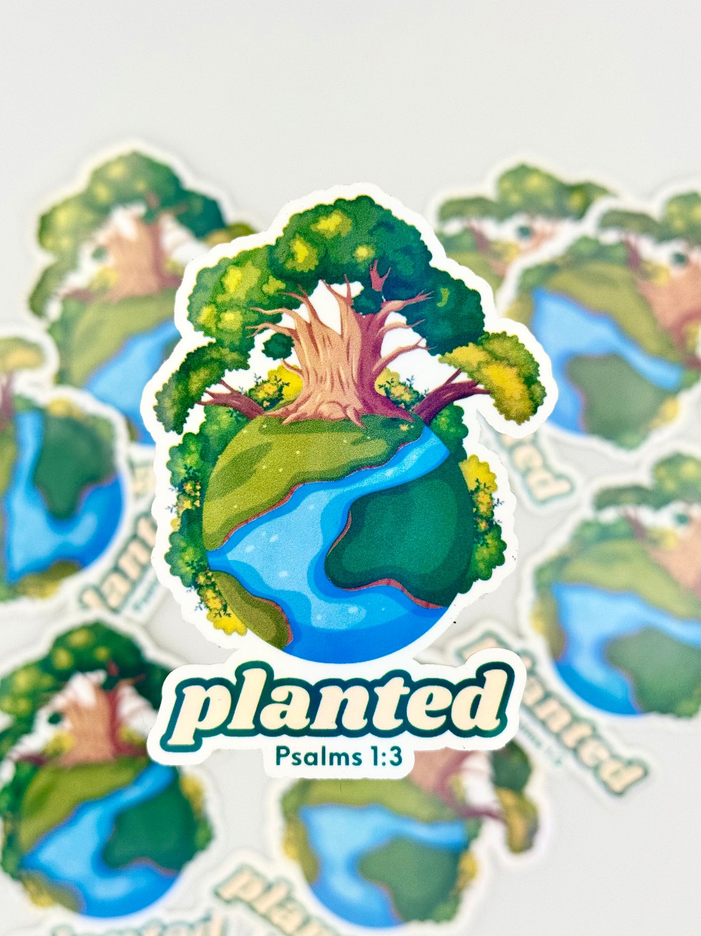 Planted Psalms 1:3 Vinyl Waterproof Sticker