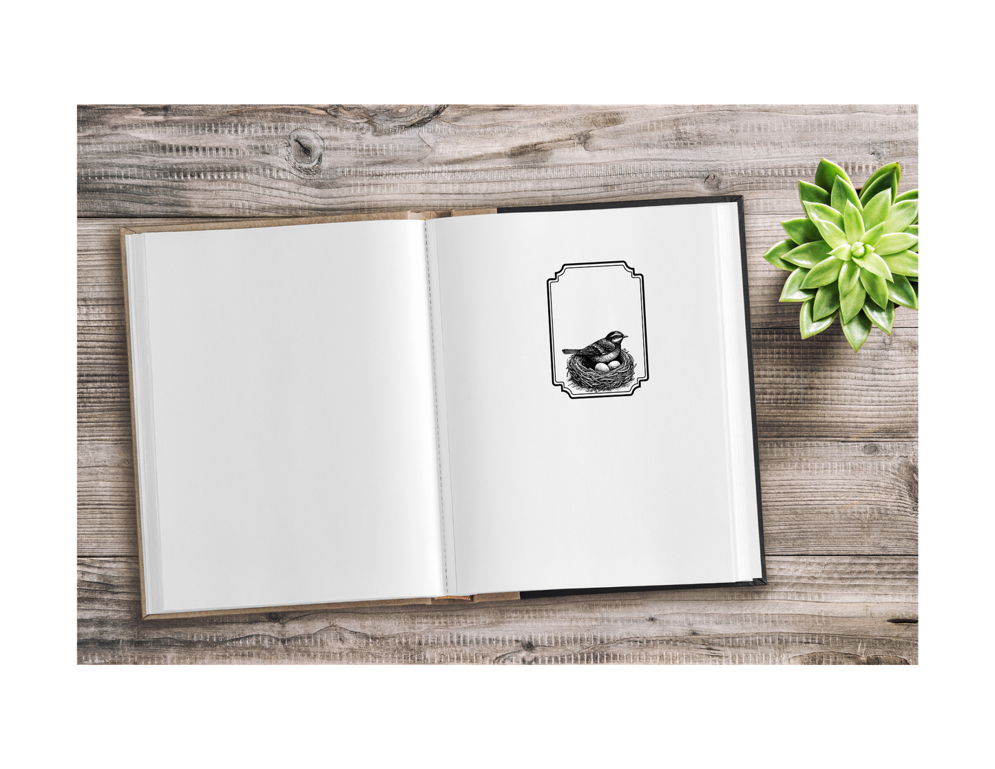 Vintage Style Bird Theme Bookplates
