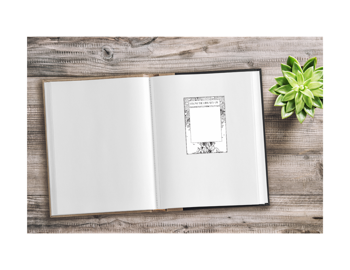 Vintage Style Bookplates